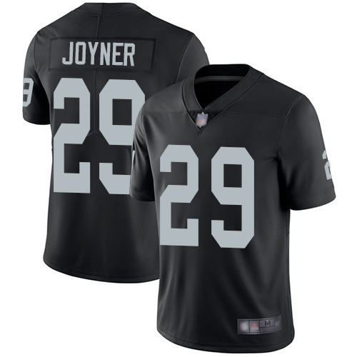 Men Oakland Raiders Limited Black Lamarcus Joyner Home Jersey NFL Football #29 Vapor Untouchable Jersey